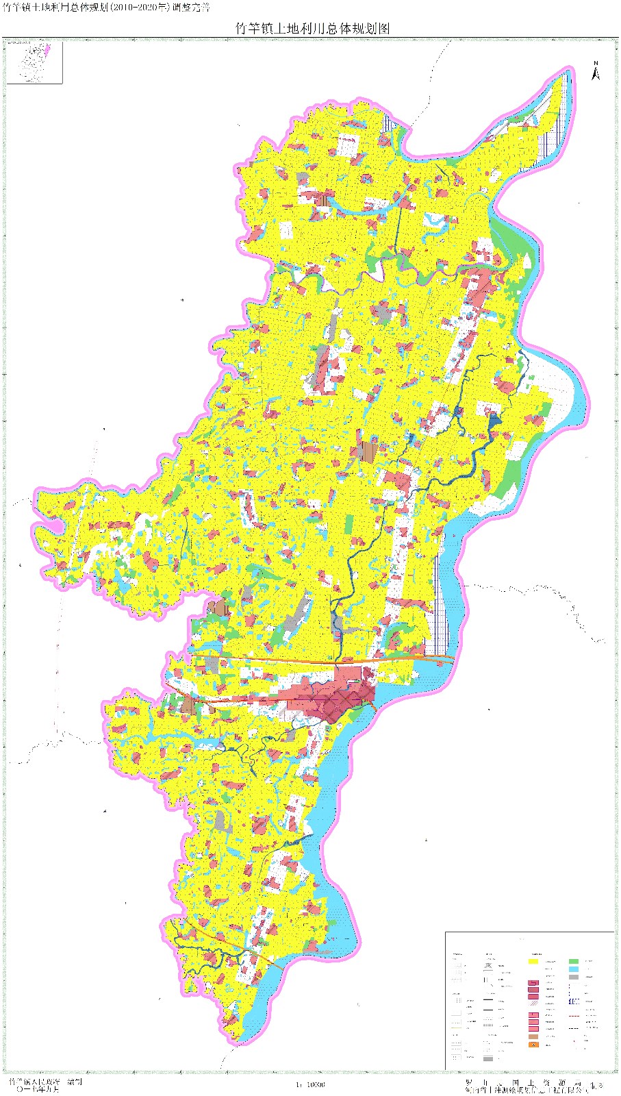 罗山县乡镇土地利用总体规划图